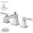 Widespread Double Handle 3 Hole Bathroom Faucet-107545207