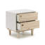 Garlough 35cm W Solid Wood Bedside Table