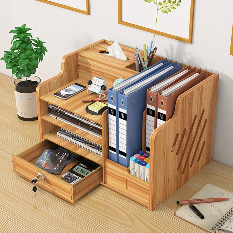 Manufactured Wood Desk Organiser