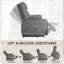 Fauteuil inclinable électrique avec massage Power Lift-918456451