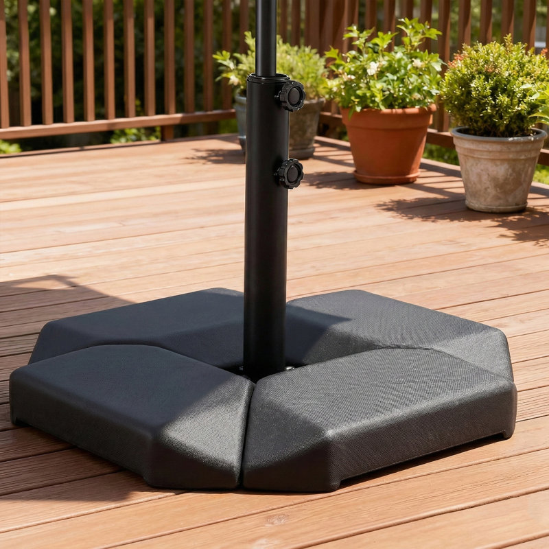 4 poids de base de parasol en porte-à-faux pour parasol banane décalé