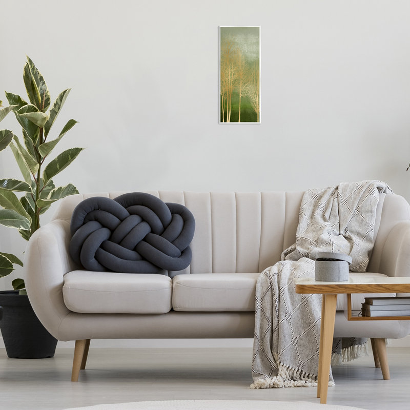 Minimal Gold Branches Wall Plaque, design by Kate Bennett