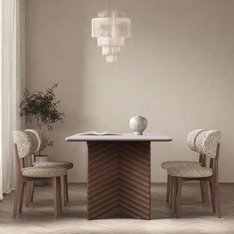 Ensemble de table de salle à manger rectangulaire Home, H 29,52 po x L 62,99 po x l 31,49 po
