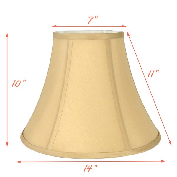 Canora Grey 10'' H Silk Bell Lamp Shade & Reviews | Wayfair