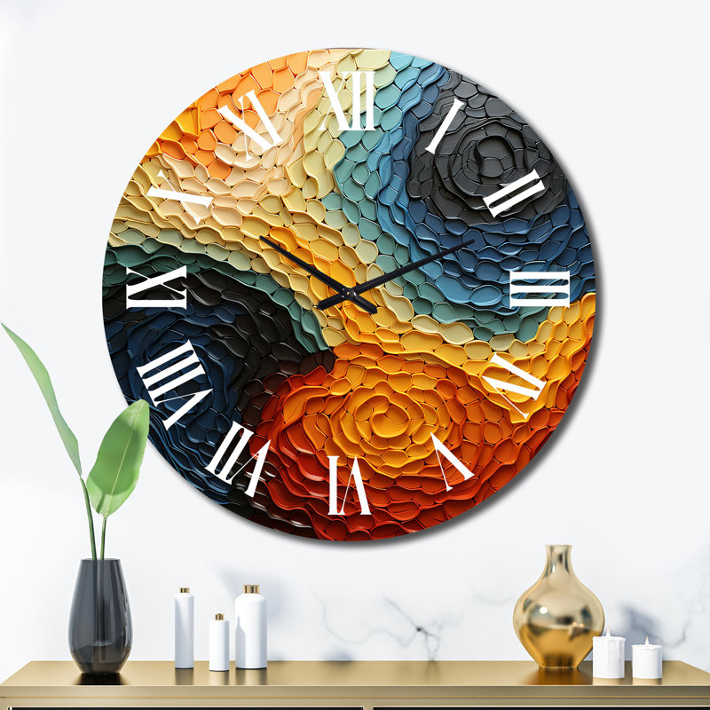 Horloge murale Dreanda, H 36 po x l 36 po