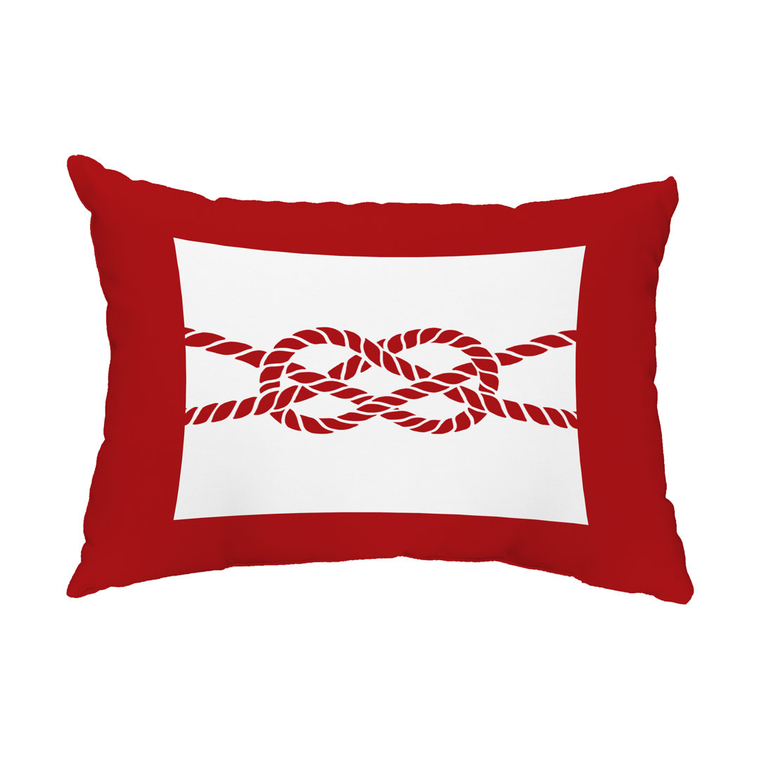 Nautical Nights Nautical Nights Knot Rectangular Pillow Cover & Insert e by design
