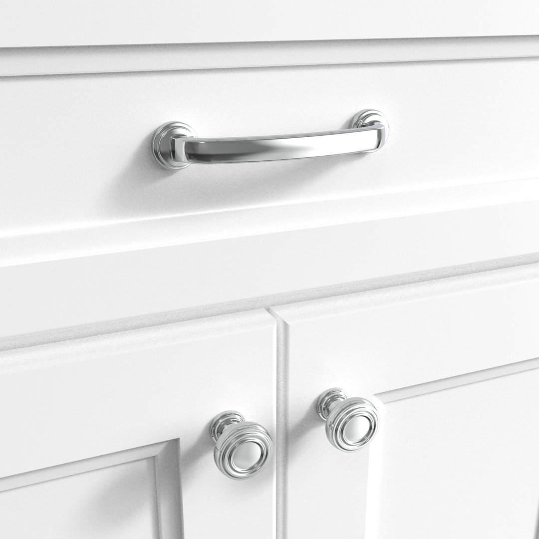 (Single) Sullivan Door and Drawer Pull 3.8in Center-to-Center Kruse Hardware 