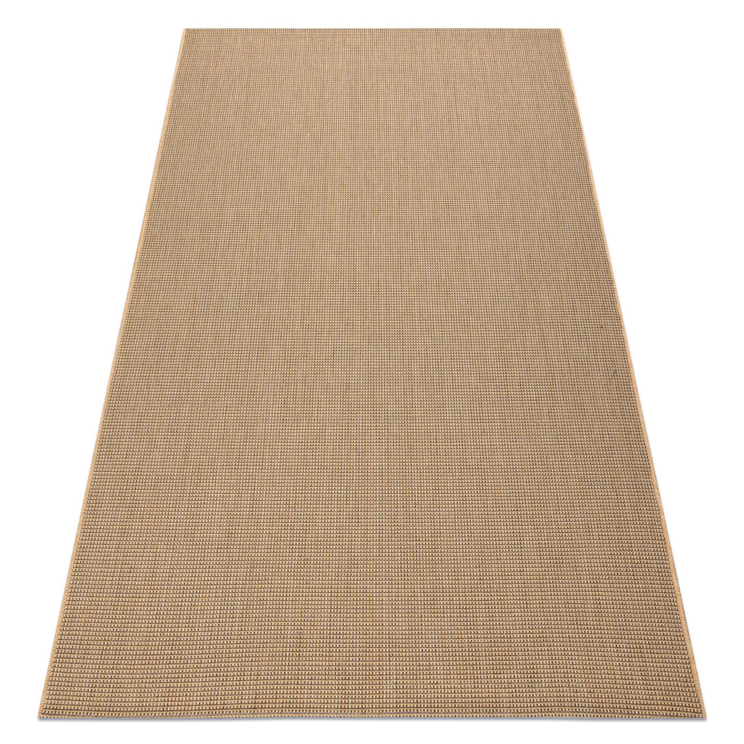 Modern Teppich Sisal FLOORLUX Schnurteppich Fr Wohnzimmer, Schlafzimmer, Terrasse, Kche, Natural / Kaffee Einheitliche F...