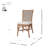 Ophir 20'' H Cotton Upholstered Side Chair