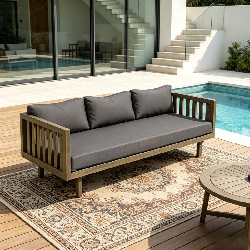 3 SEATER Patio Sofa, GREY11, GREY