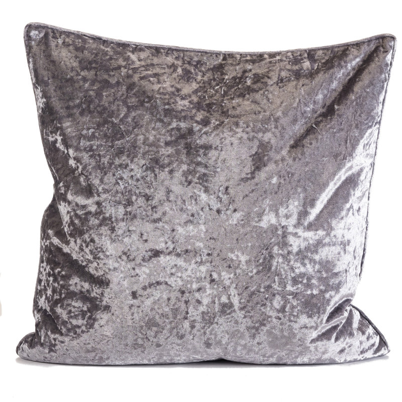 Chess Square Cushion Cover, 45 x 45cm, Grey