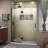 DreamLine Unidoor-X 53 inch W x 72 inch H Frameless Hinged Shower Door in Matte Black - Right Wall Installation-122567353-26337658-122567340