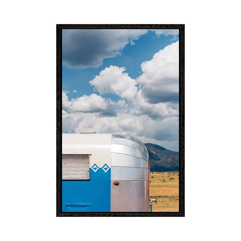 New Mexico Airstream VI by Bethany Young - Print on Canvas, 152.4cm H x 101.6cm W x 3.81cm D, Black Framed