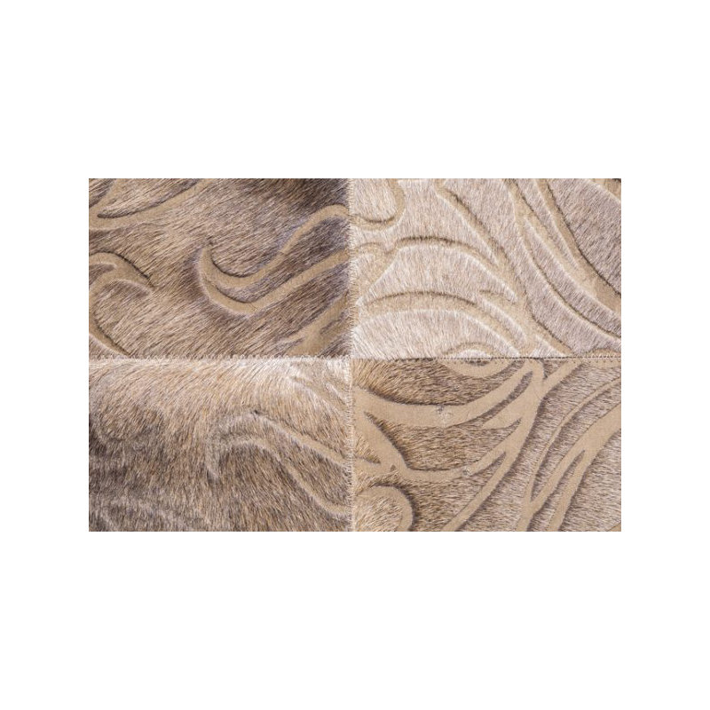 Filigrano Cowhide Southwestern Area Rug in Brown