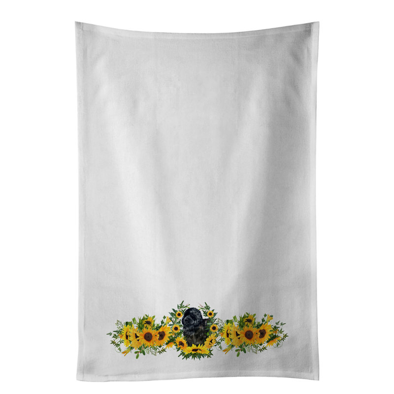 Cotton Floral Tea Towel Kitchen Towel