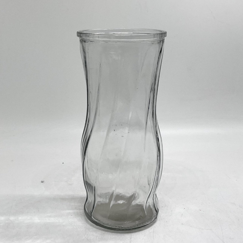 Clear With Twist Vase