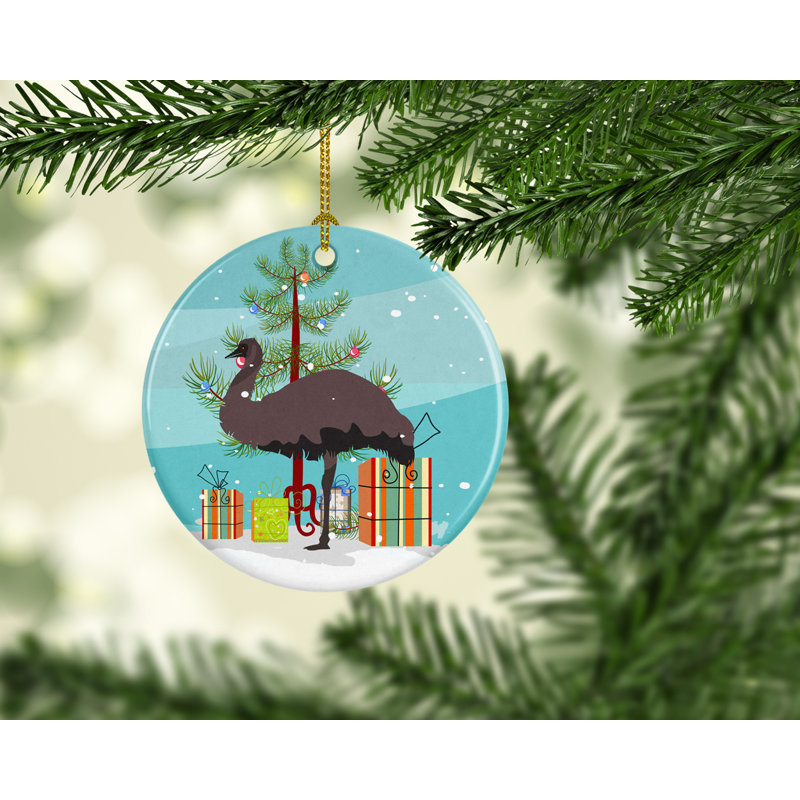 Ornement en céramique ume de noël