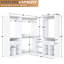 Organisateur de garde-robe de coin autoportant avec tiroirs L 60 po x l 60 po x H 80 po-1681232112