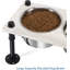 Console de repas surélevée pour animal 2 bols-85845190-85845189