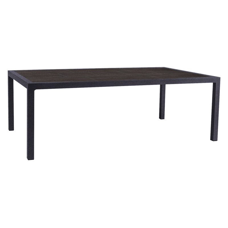 Quadra Outdoor Rectangle Dining Table, Urban Shift, Graphite