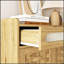 Armoire à café, buffet avec tiroir et tablette réglable, armoire de rangement avec porte de grange