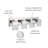McLiverty 4 - Light Dimmable Bath Bar