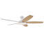 Ventilateur de plafond encastré à 5 pales avec lumière DEL et télécommande-990602710-982806759
