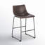 Tabouret de comptoir en similicuir 24 po Bela-1713006337