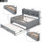 Wooden Captain Daybed Bed With Built-In Bookshelves-338012573-338012562