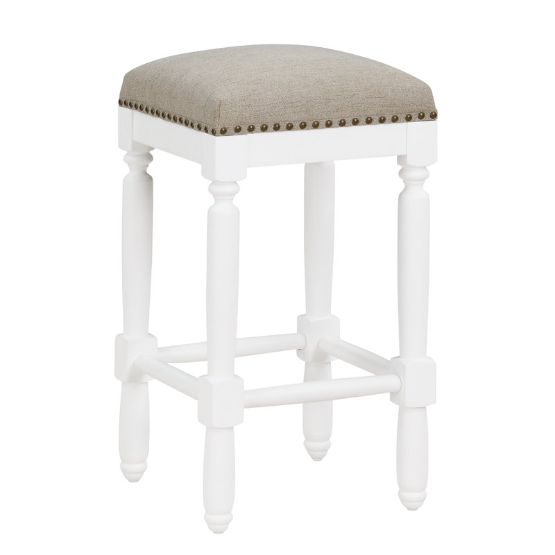 Tabouret de comptoir blanc Auxane