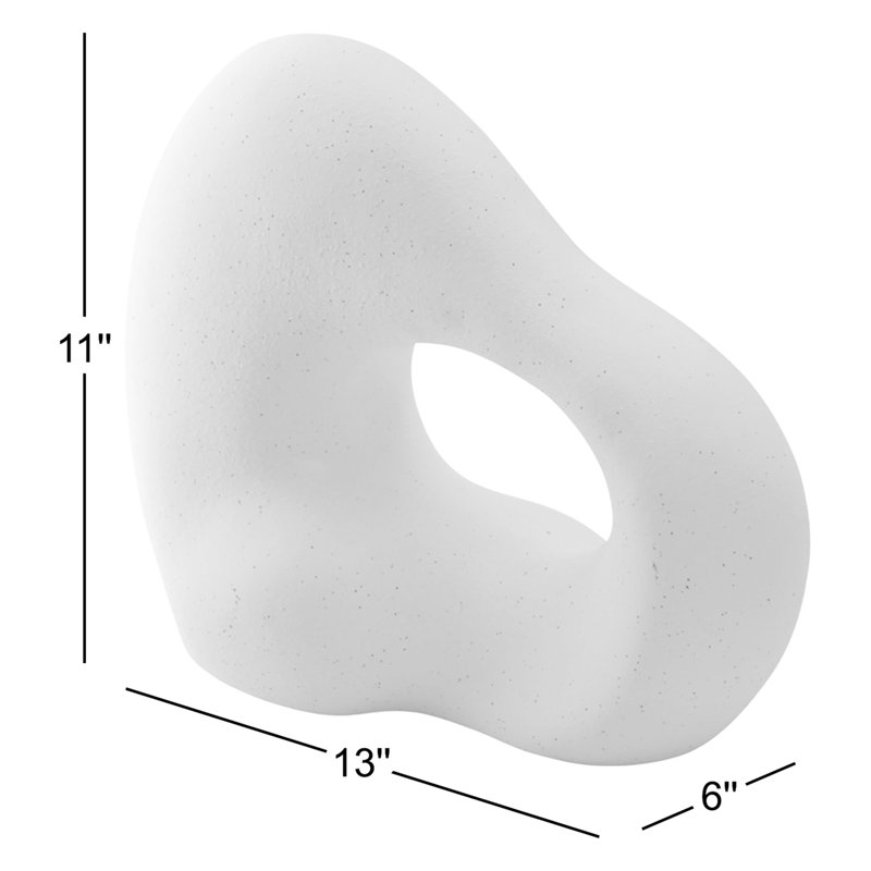 Bhajan 13'' W Ceramic Abstract Sculpture