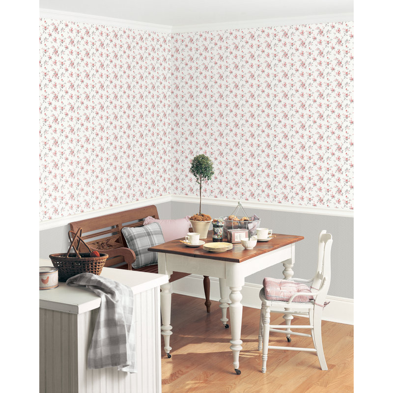 Pretty Prints Dot Motif Wallpaper Roll, Silver/Grey