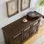 Armoire buffet à 3 portes avec buffet de style campagnard, meuble télé de style campagnard et trois portes