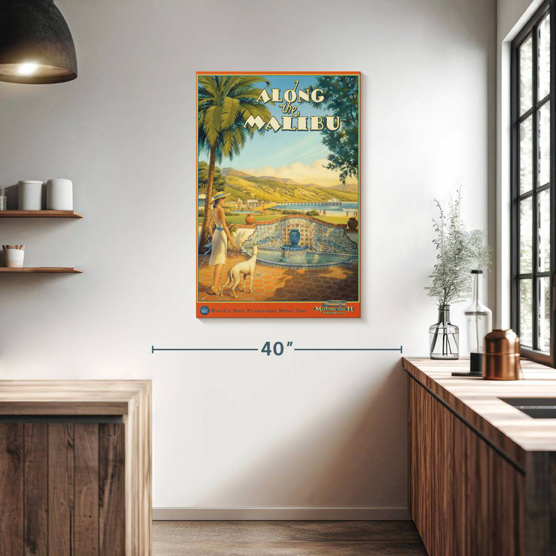 Nicci Along The Malibu, 39" H x 26" W