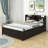 Halvorsen Full Size Wood Platform Bed with Twin Size Trundle and Storage-1812549879