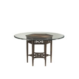 Royal Kahala Sugar And Lace Dining Table with Glass Top