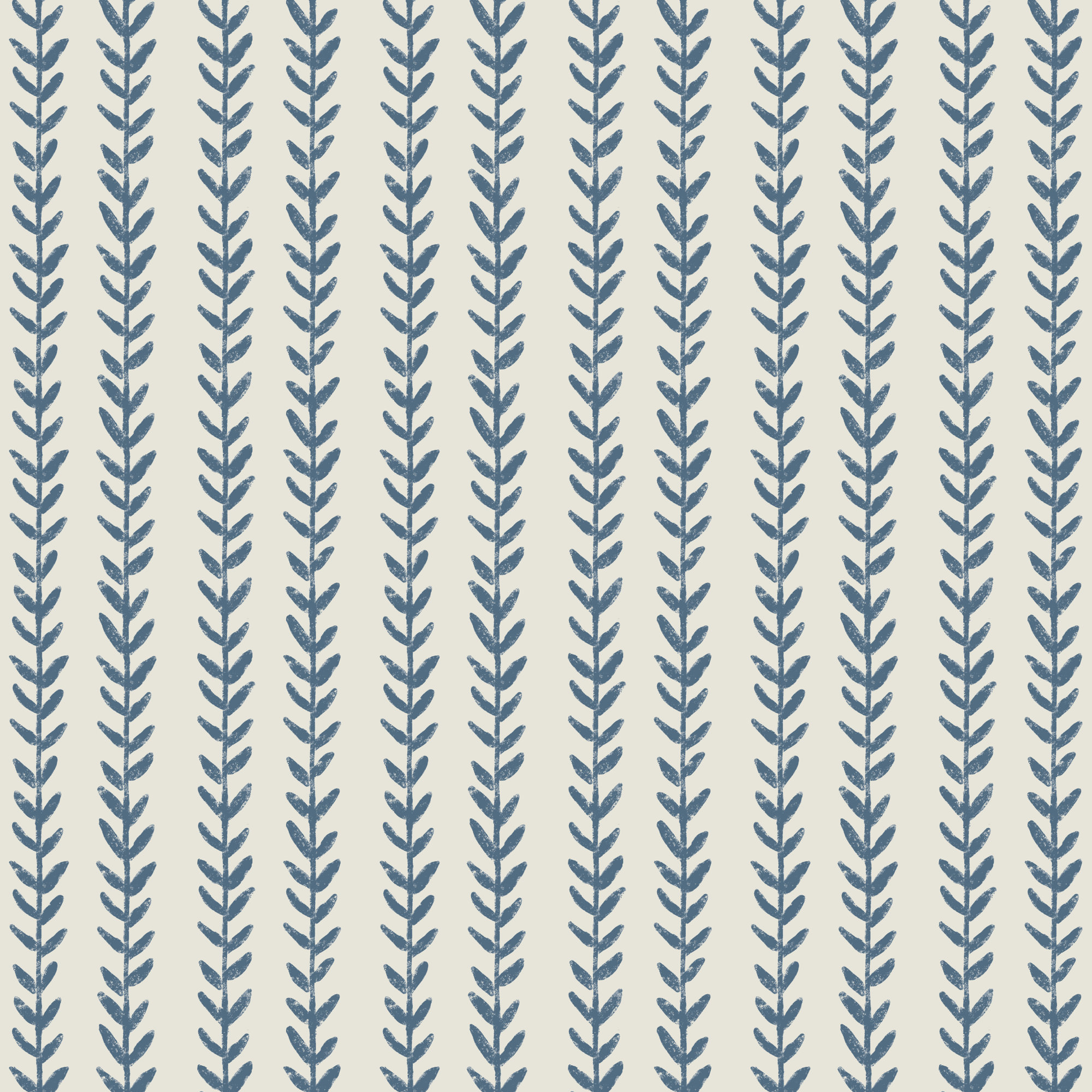 Callie Barrel Chair, Vine Stripe Dusty Blue, Ivory