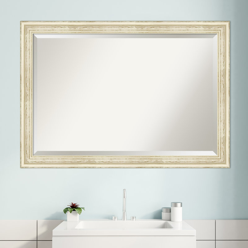 Kovac Wood Flat Wall Mirror, 28.25" H x 40.25" W