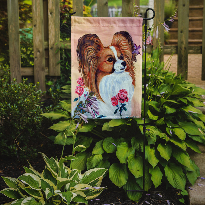 Drapeau de jardin à 2 côtés papillon