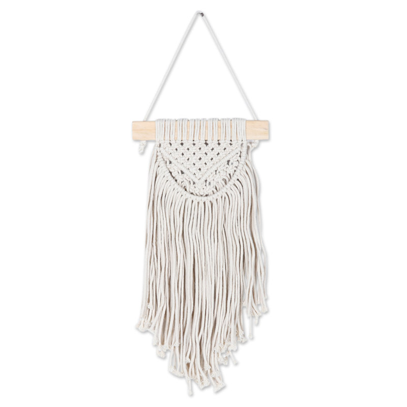 Suspension murale en coton Bungalow Rose
