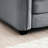 Oversize 3-Seater Sofa With One Footrest