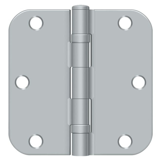 Steel Hinge, Brushed Chrome