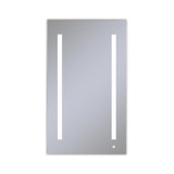 AiO Recessed Framed Medicine Cabinet with 3 Adjustable Shelves and LED Lighting