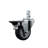 Thermoplastic Rubber Swivel Square Stem Caster Set with Brake