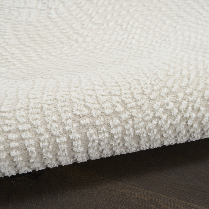DKNY Central Park West Ivory Modern Indoor Rug, Runner 2' x 6'