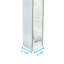 Table console en verre miroir Yolanta 31,5 po