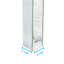 Yolanta 31,5 po Table de Console en Verre Miroir