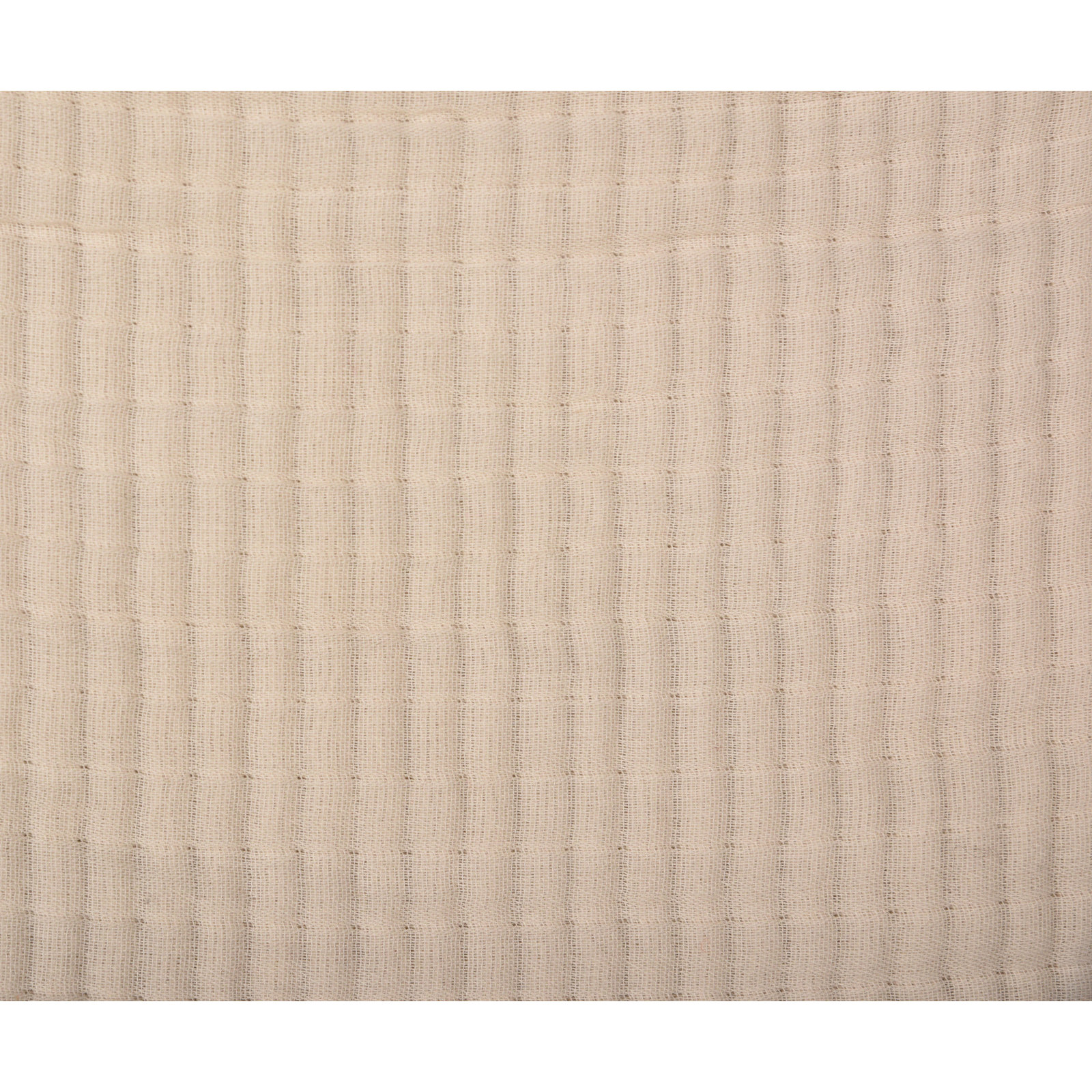 Cotton Throw Blanket, Natural