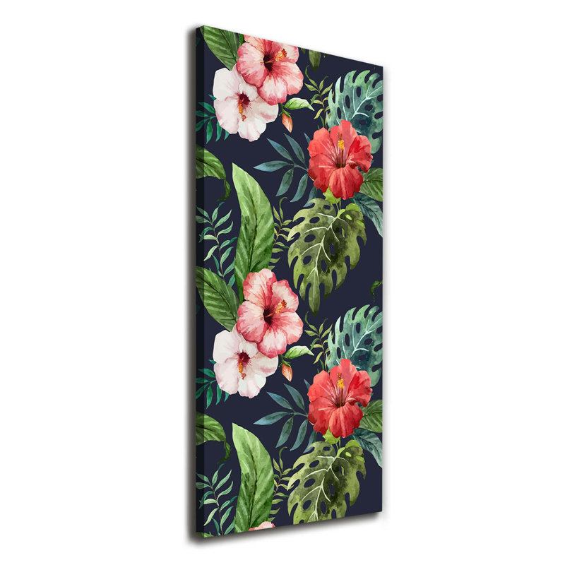 Hawaiian Pattern - Wrapped Canvas Print