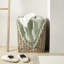 Grand couvre-lit 3 pièces à l'élégance florale, chenille avec bordure frangée, combinaison de coton doux et aéré, surdimensionné pour les nuits de détente, peluche standard, lit facile à nettoyer à la machine, élégant-121262352